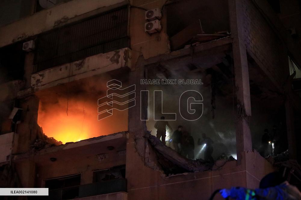 LEBANON-BEIRUT-SOUTHERN SUBURB-HAMAS LEADER-ISRAEL-ATTACK