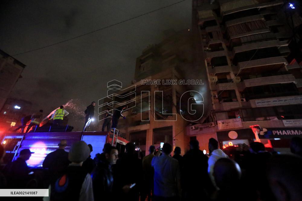 LEBANON-BEIRUT-SOUTHERN SUBURB-HAMAS LEADER-ISRAEL-ATTACK
