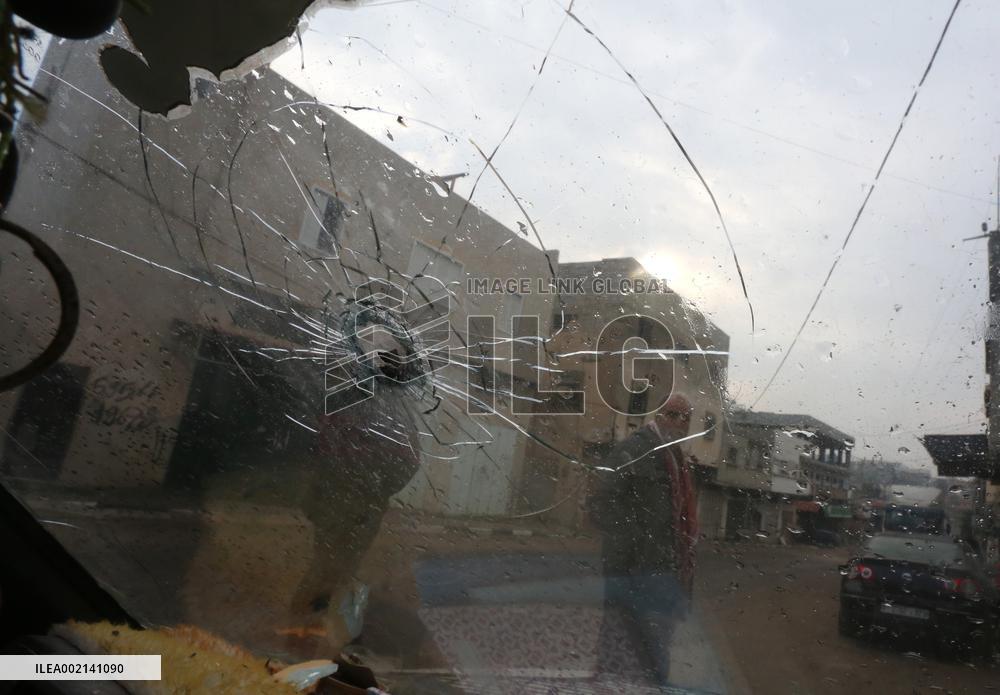 MIDEAST-AZZUN-CLASHES