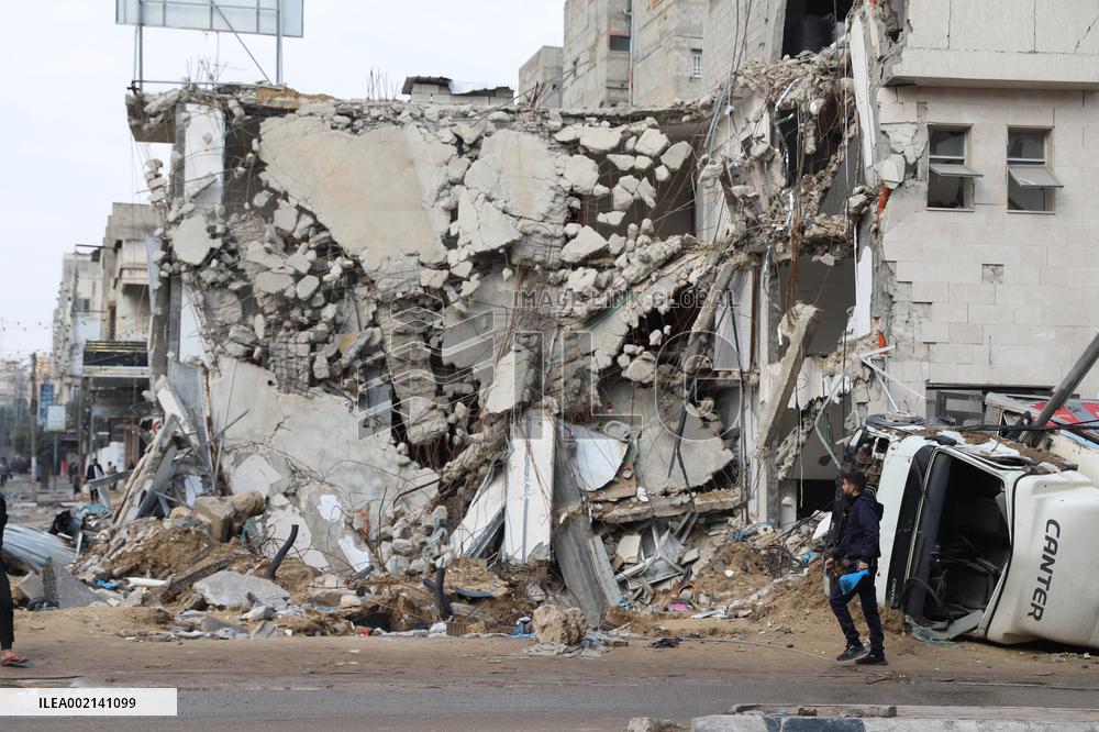 MIDEAST-GAZA CITY-ISRAEL-HAMAS CONFLICT-AFTERMATH