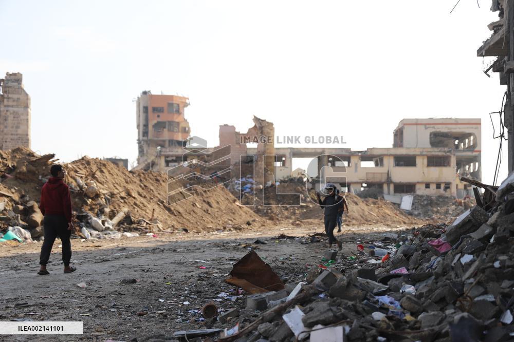 MIDEAST-GAZA CITY-ISRAEL-HAMAS CONFLICT-AFTERMATH