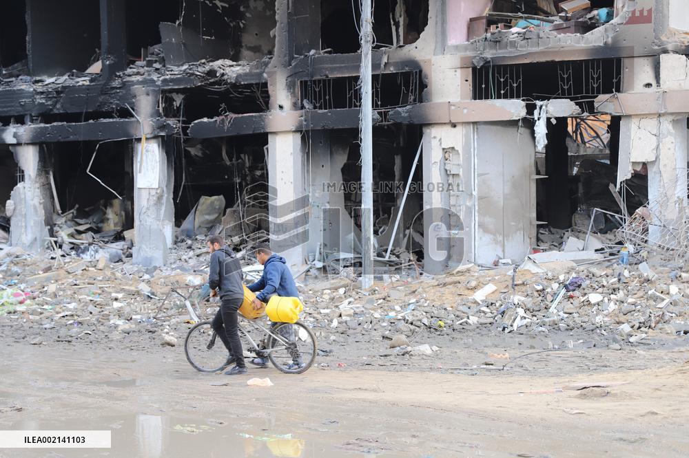 MIDEAST-GAZA CITY-ISRAEL-HAMAS CONFLICT-AFTERMATH