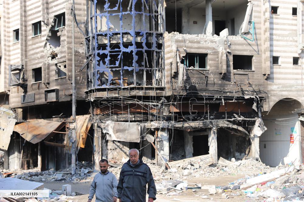 MIDEAST-GAZA CITY-ISRAEL-HAMAS CONFLICT-AFTERMATH
