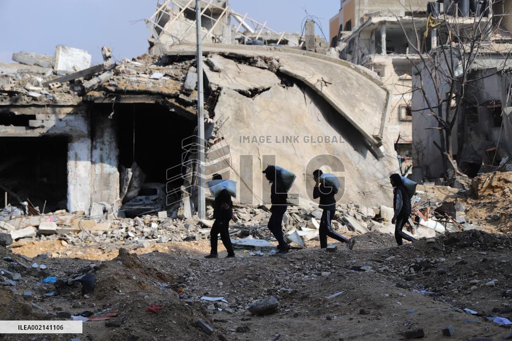 MIDEAST-GAZA CITY-ISRAEL-HAMAS CONFLICT-AFTERMATH