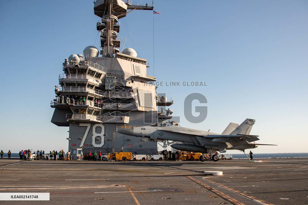 US Navy Ending Aircraft Carrier's Middle East Deployment