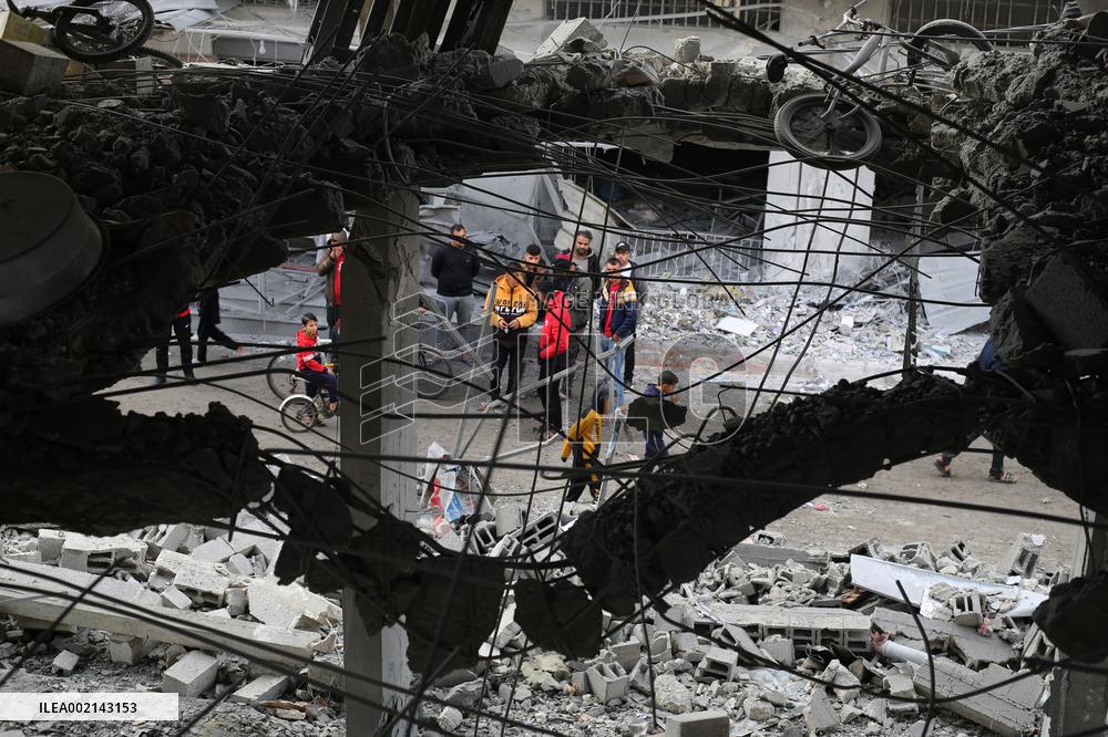 MIDEAST-GAZA-RAFAH-ISRAEL-AIRSTRIKE