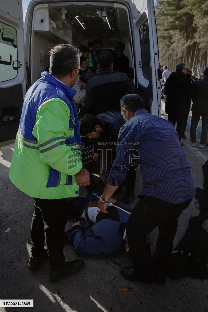 Almost 100 Dead In Blasts At Memorial For Assassinated Commander - Iran