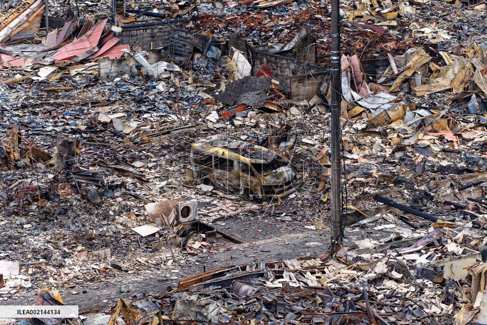 JAPAN-WAJIMA-EARTHQUAKES-MORNING MARKET-FIRE