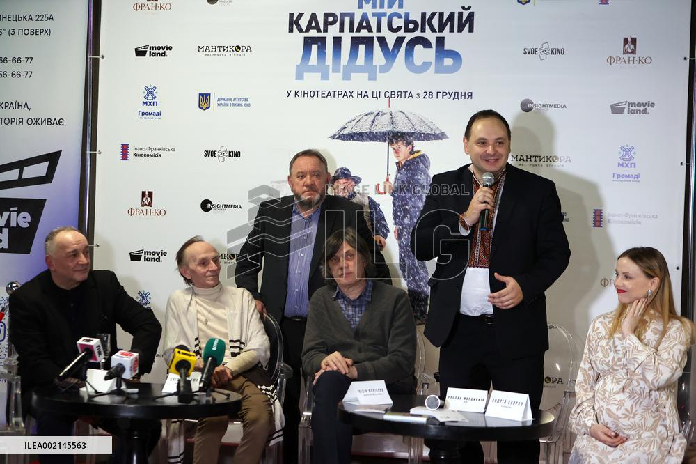 Meeting with cast and crew of My Carpathian Grandfather comedy