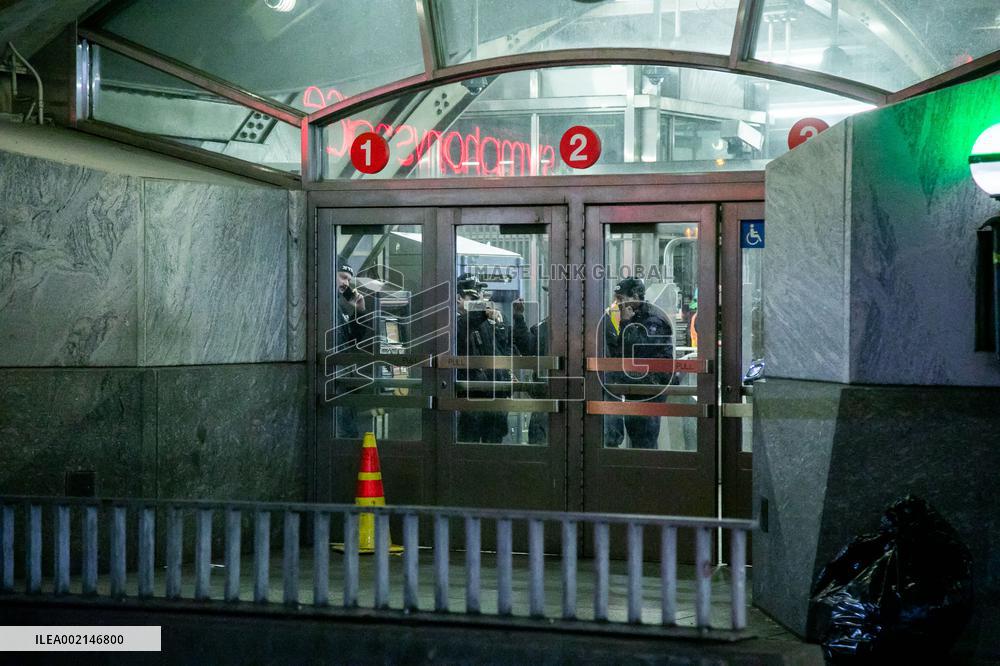 U.S.-NEW YORK-SUBWAY-DERAILMENT