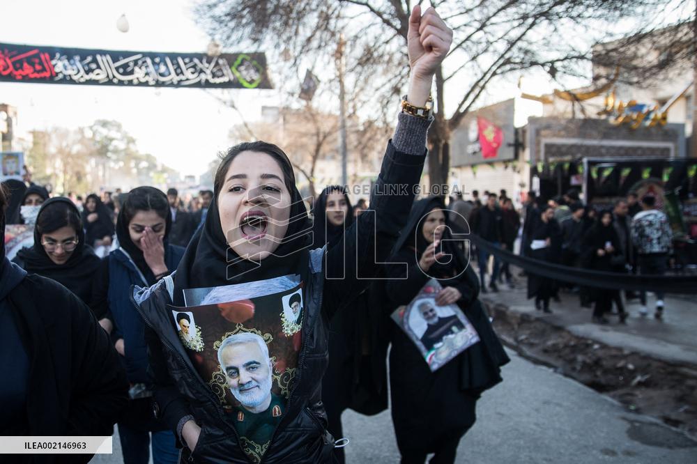 Files - Qasem Soleimani Mourning Across Iran