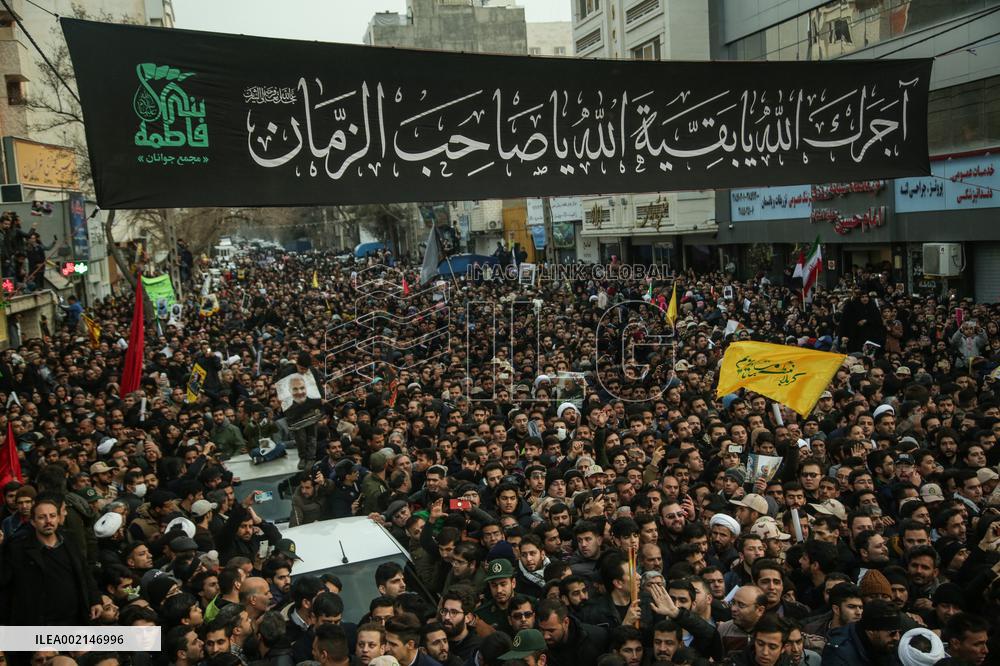 Files - Qasem Soleimani Mourning Across Iran