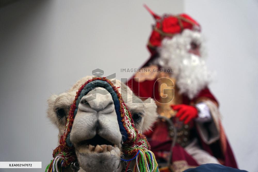 The Three Wise Men Arrive To Malaga - Spain