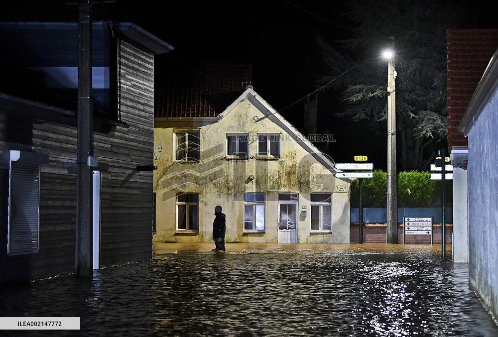 Torrential Rains Cause Flooding In Northern France