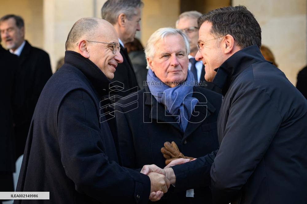 Tribute To Jacques Delors - Paris