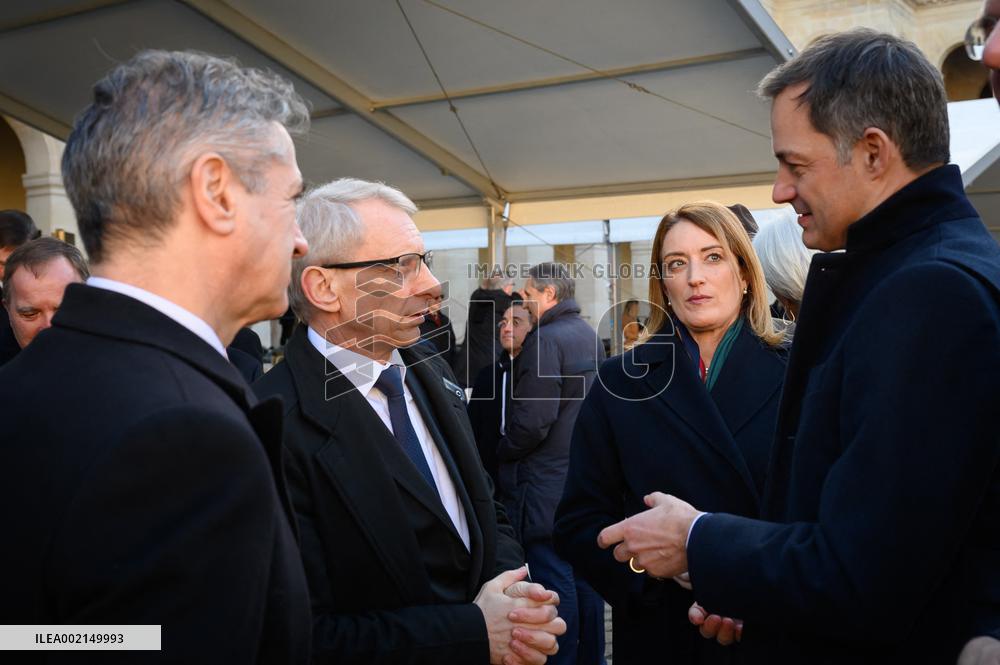 Tribute To Jacques Delors - Paris