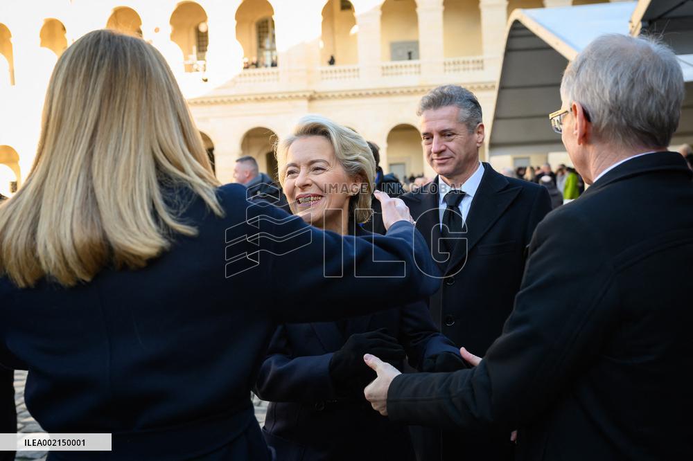 Tribute To Jacques Delors - Paris