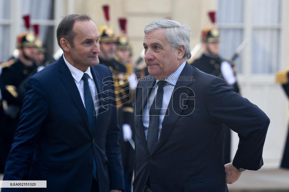 Lunch After The Tribute To Jacques Delors - Paris