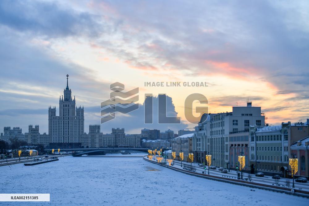 RUSSIA-MOSCOW-WINTER