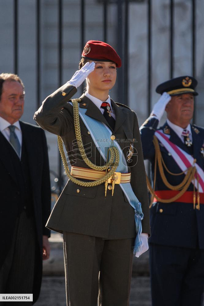 Royals At Military Easter - Madrid