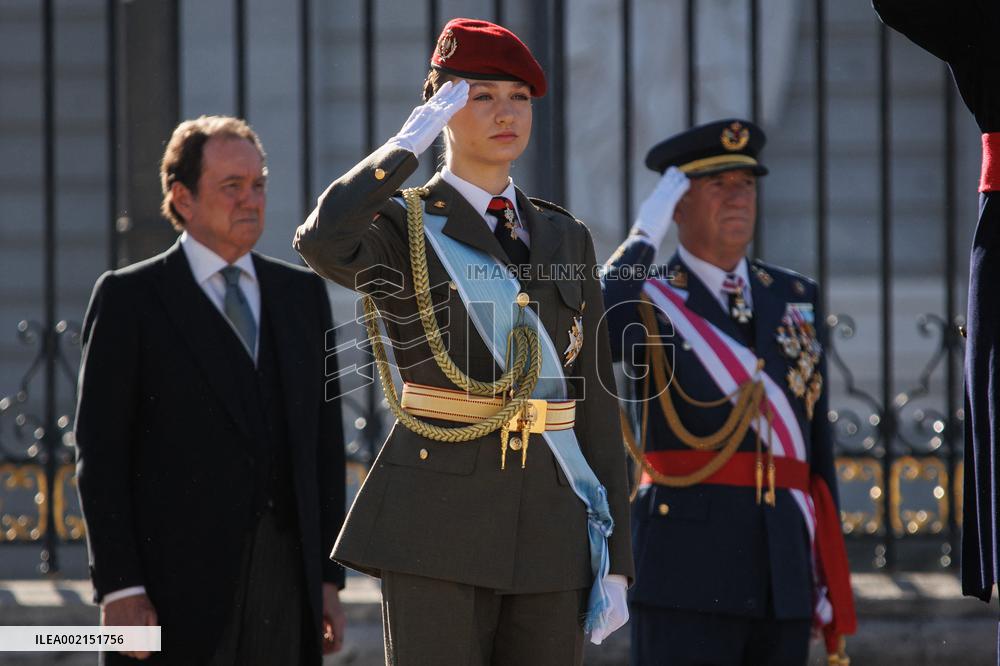 Royals At Military Easter - Madrid