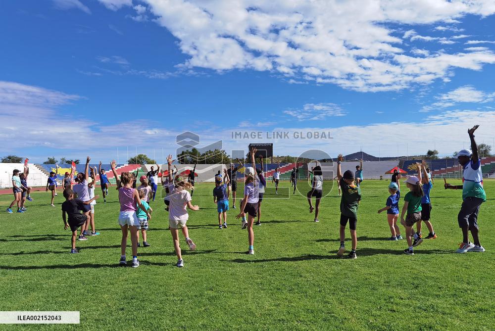 (SP)NAMIBIA-WINDHOEK-ATHLETICS-TRAINING-TALENT