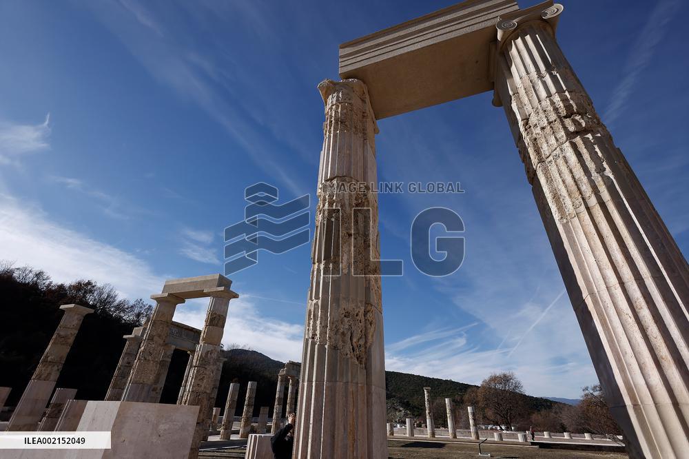GREECE-VERGINA-ANCIENT KINGDOM OF MACEDONIA-PALACE-REOPEN