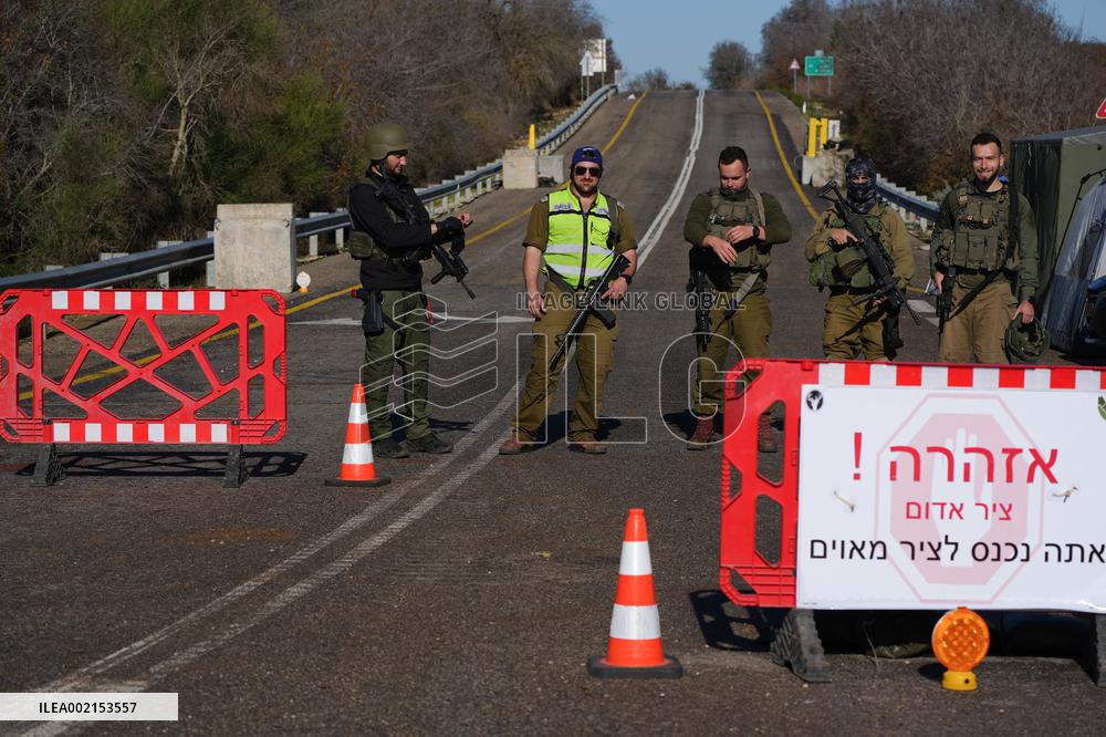 ISRAEL-LEBANON-BORDER-TENSION