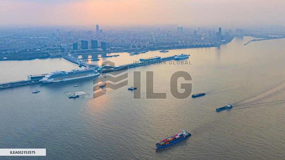 First Chinese-made Large Cruise Ship Adora Cruises Maiden Vo