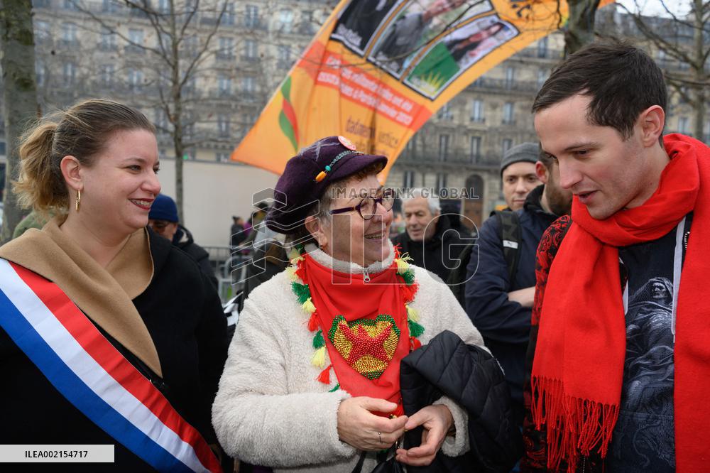 Demonstration In Tribute To The Kurds Murdered - Paris