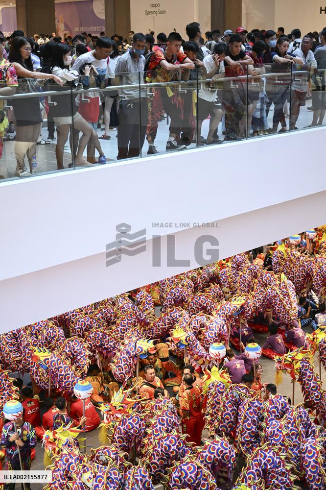 MALAYSIA-KELANG-NEW YEAR CELEBRATION-DRAGON DANCE