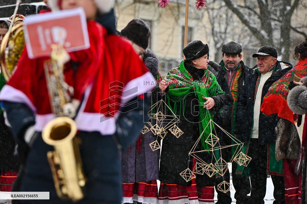 Winter folklore festival in Lviv
