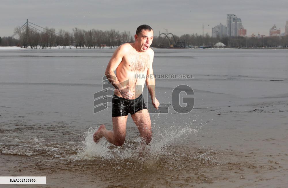 Epiphany celebration in Kyiv
