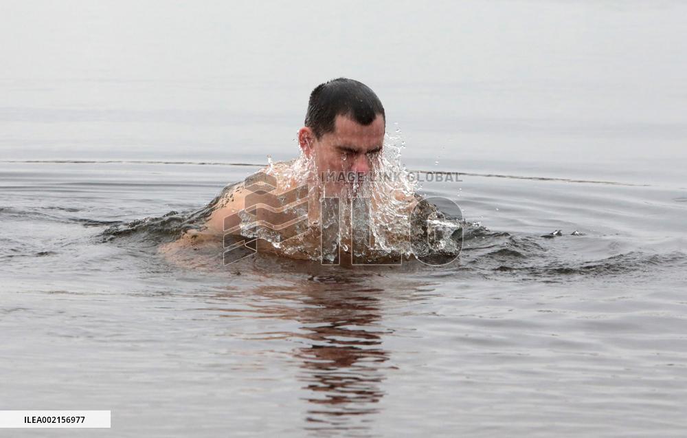 Epiphany celebration in Kyiv