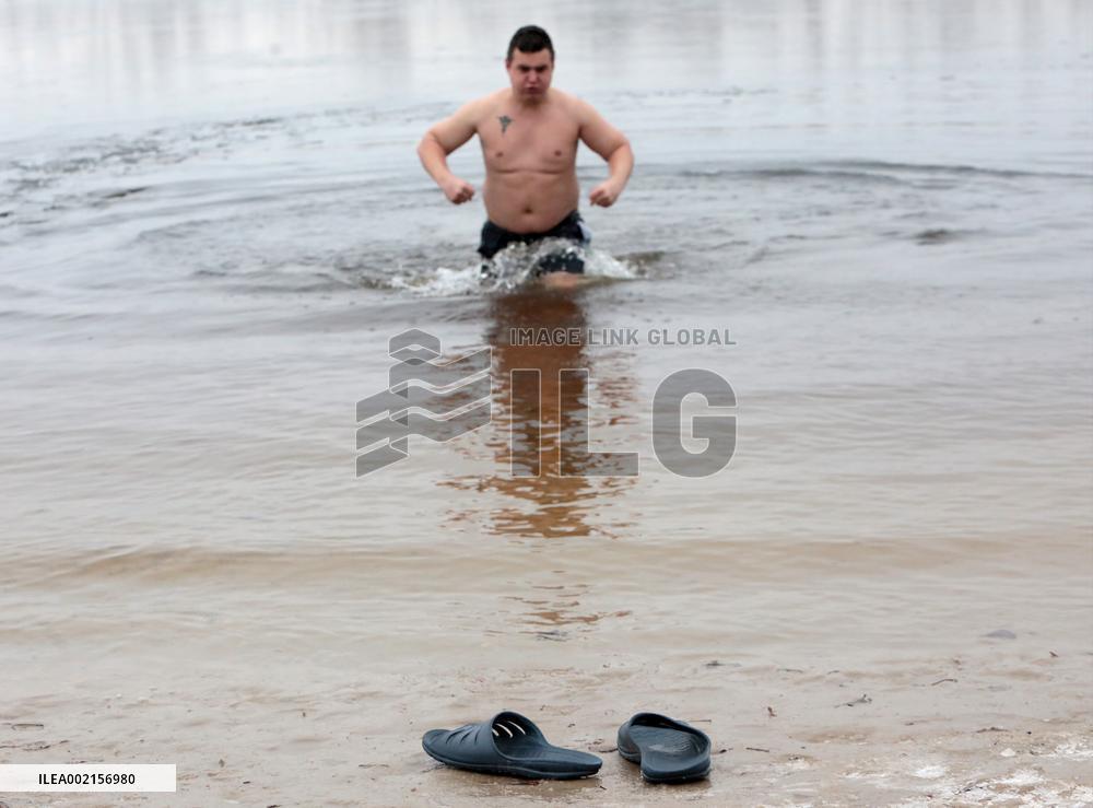 Epiphany celebration in Kyiv
