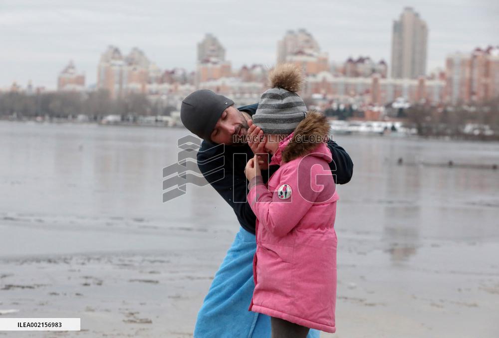 Epiphany celebration in Kyiv