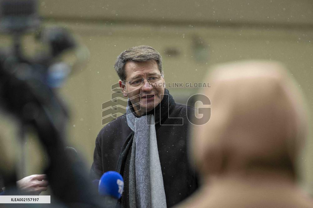 Patrice Vergriete Visits An Social Integration Centre - Paris