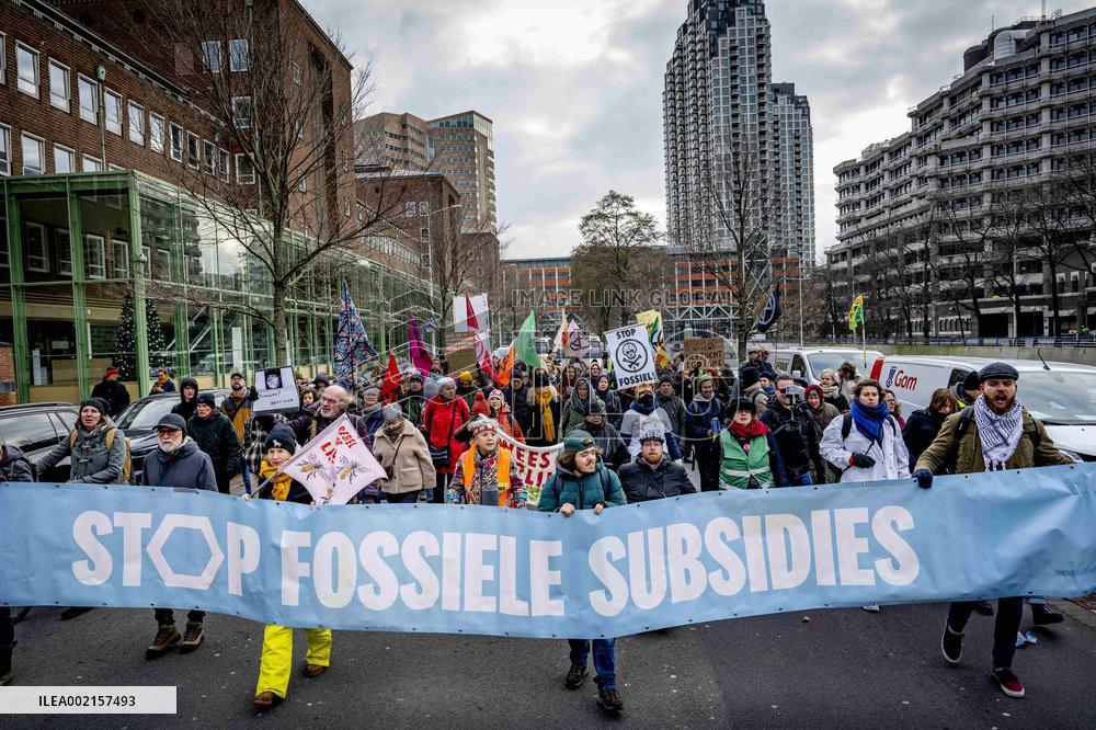 Demonstration Of Extinction Rebellion - Nethelands