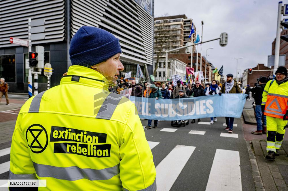 Demonstration Of Extinction Rebellion - Nethelands