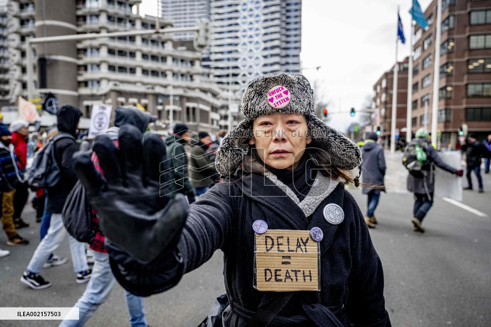 Demonstration Of Extinction Rebellion - Nethelands