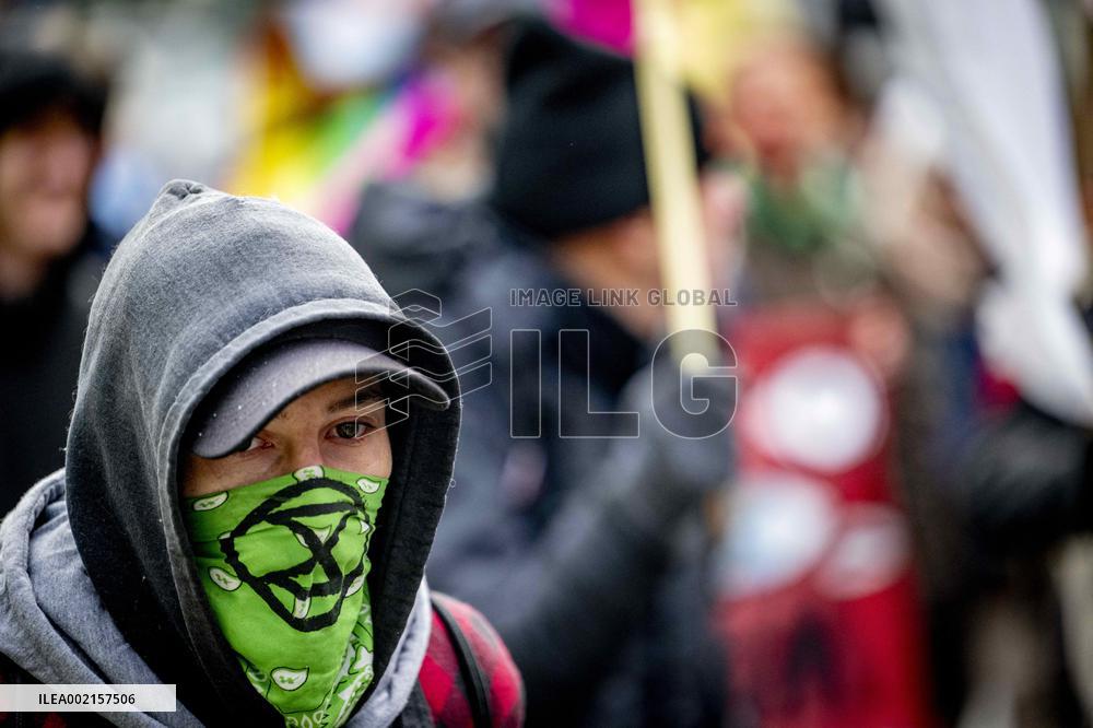 Demonstration Of Extinction Rebellion - Nethelands