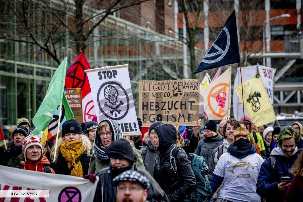 Demonstration Of Extinction Rebellion - Nethelands