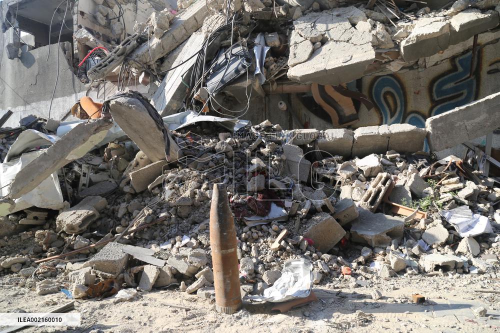 MIDEAST-GAZA-BEIT LAHIA-ISRAEL-ATTACKS-AFTERMATH