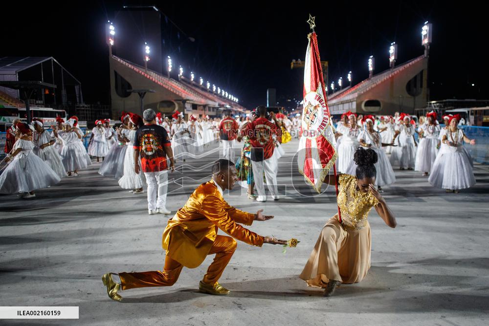 BRAZIL-RIO DE JANEIRO-CARNIVAL-REHEARSAL