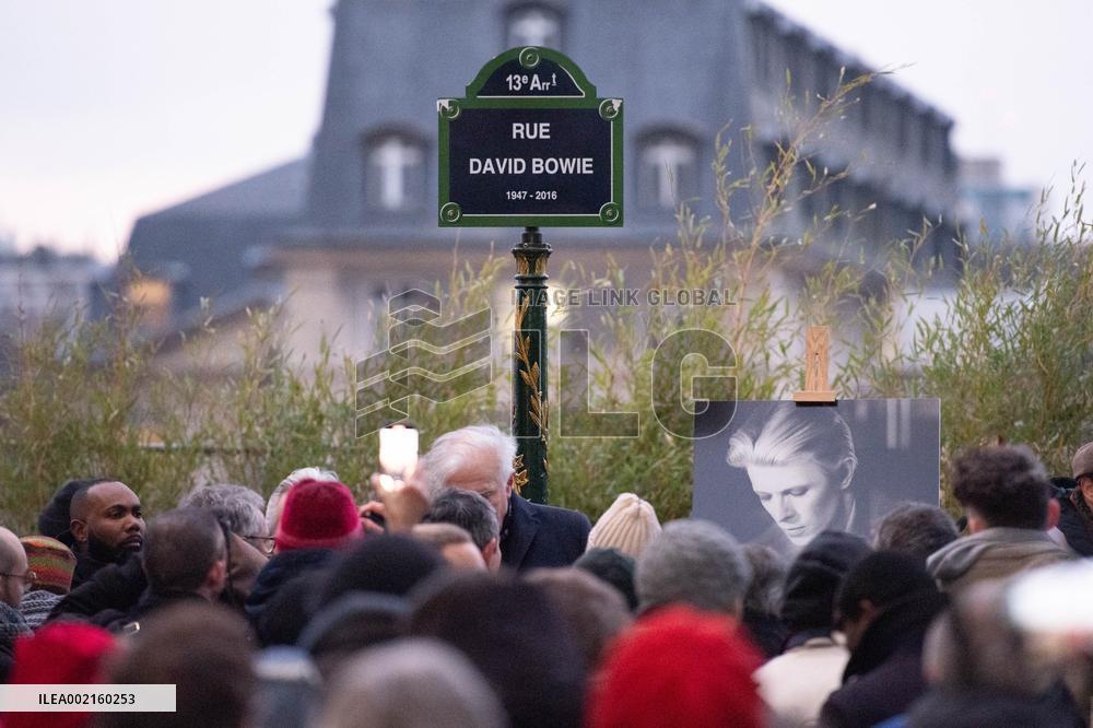 David Bowie Street Sign
