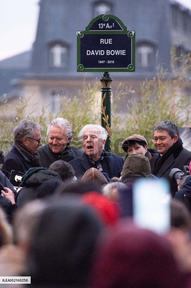 David Bowie Street Sign