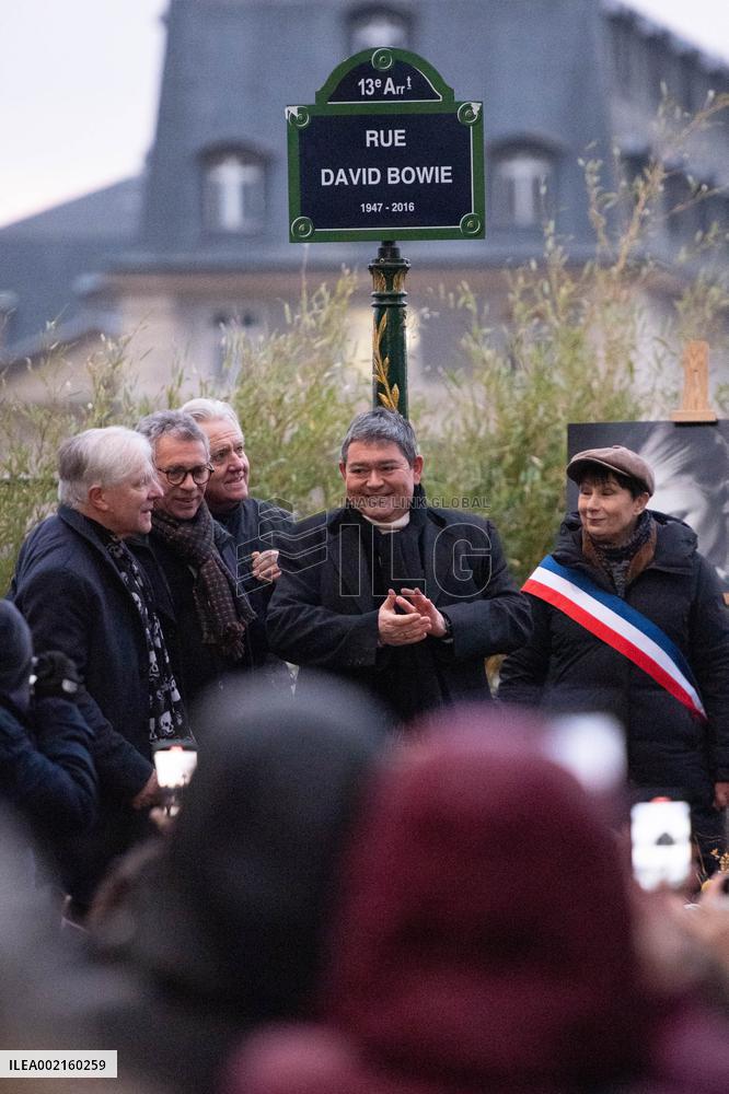 David Bowie Street Sign