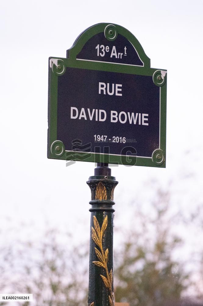 David Bowie Street Sign