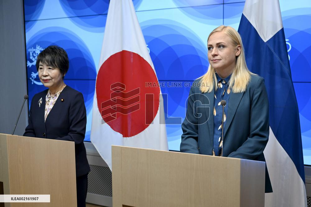 Japanese Foreign Minister Yoko Kamikawa visits Helsinki