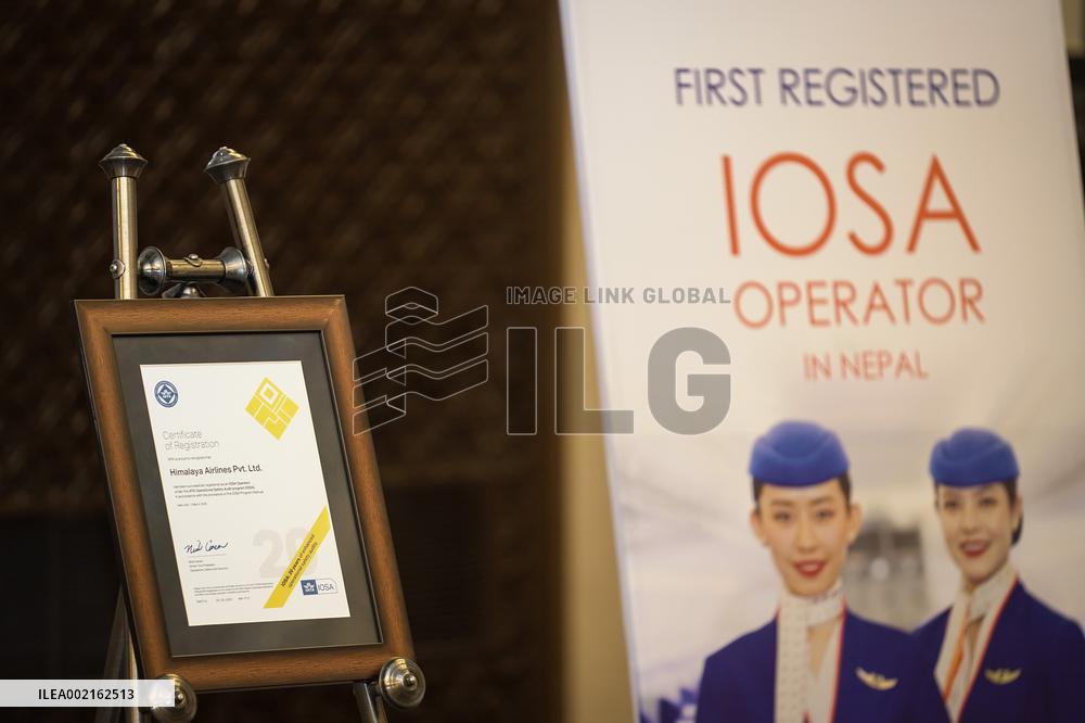NEPAL-KATHMANDU-HIMALAYA AIRLINES-CERTIFIED SAFETY-AUDIT OPERATOR